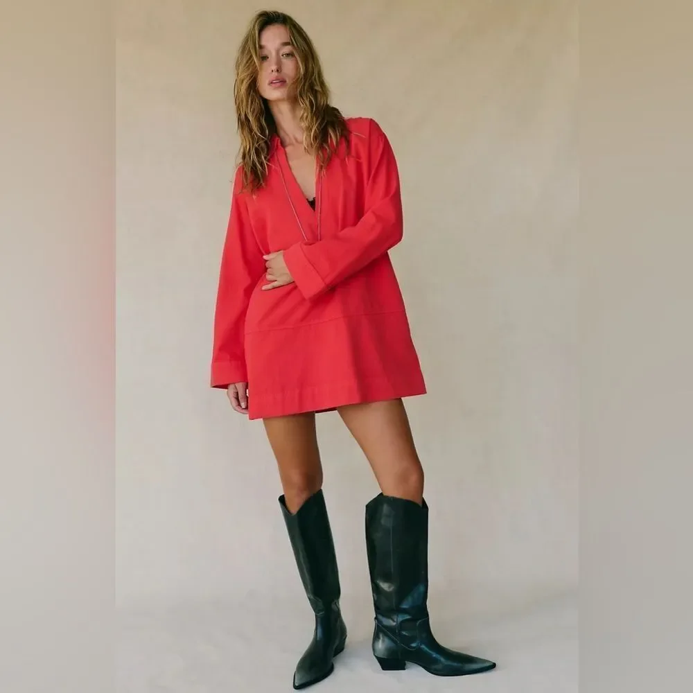Free People Seek to Sea Mini Dress